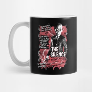 Doctor who the silence vintage horror poster Mug